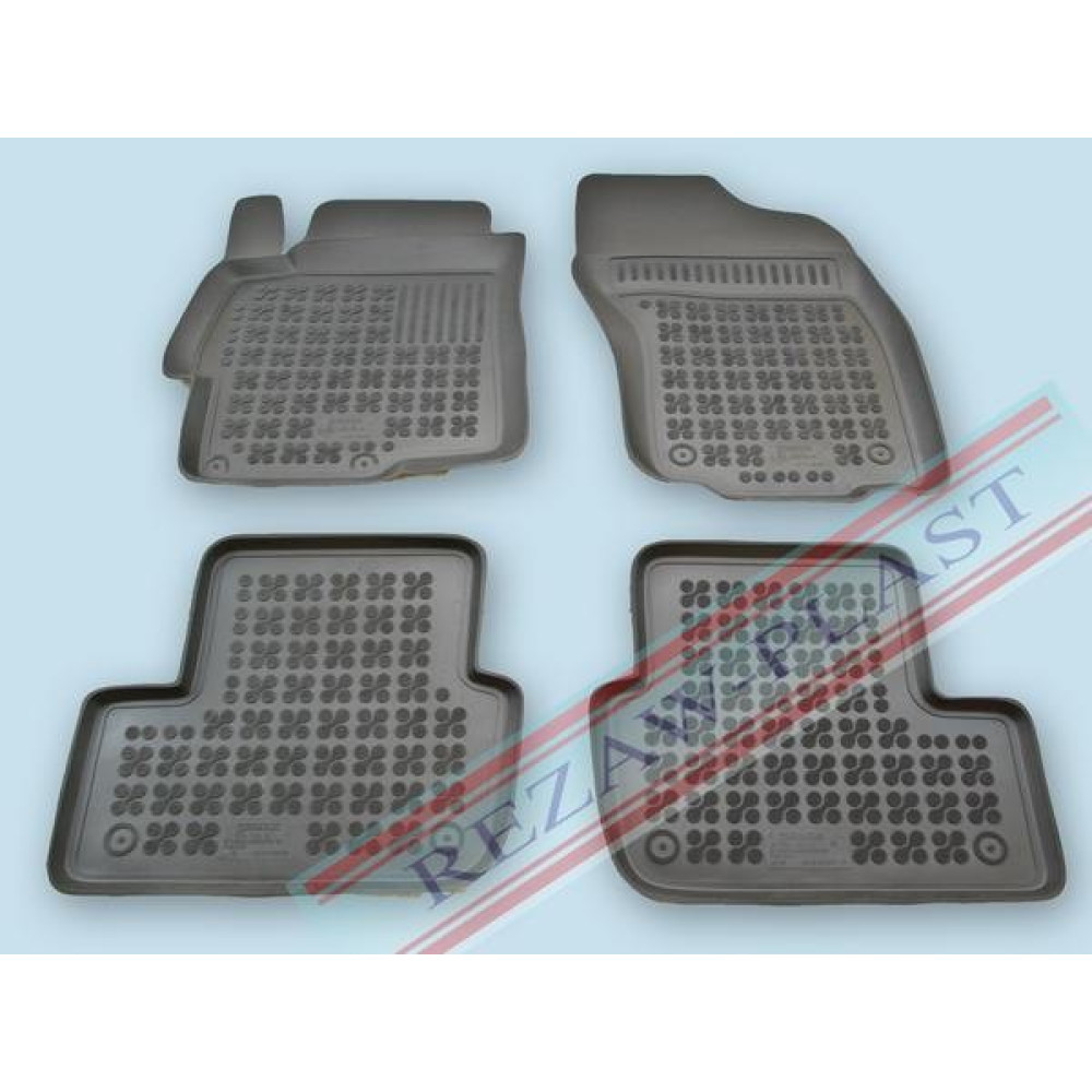 Car rubber floor mats black MITSUBISHI LANCER EVO X (2007-...)  202305