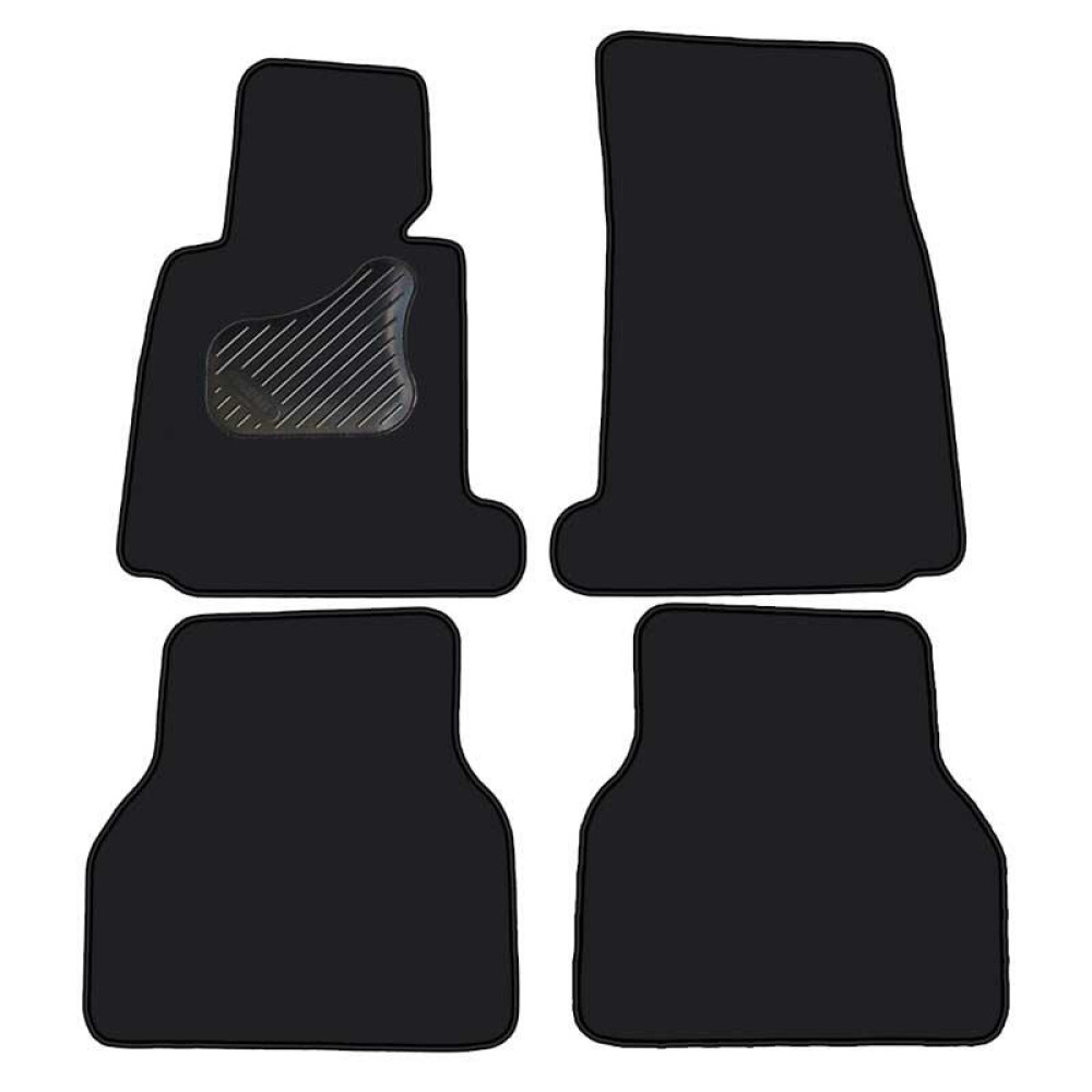 Car textile mats black BMW 5 E39 (1996-2003) LUXE