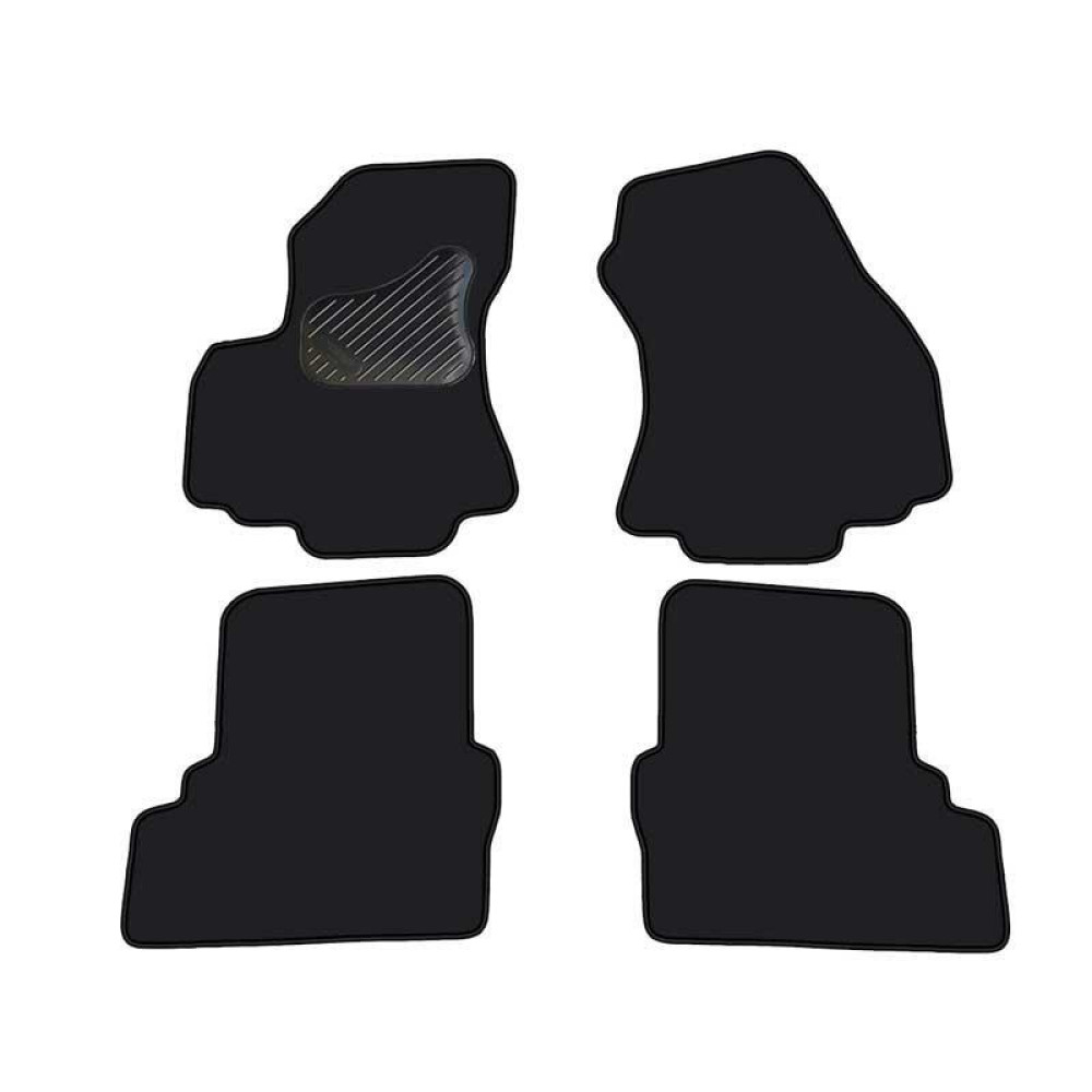 Car textile mats black OPEL ZAFIRA A (5s.)(1999-2005) ECONOMIC