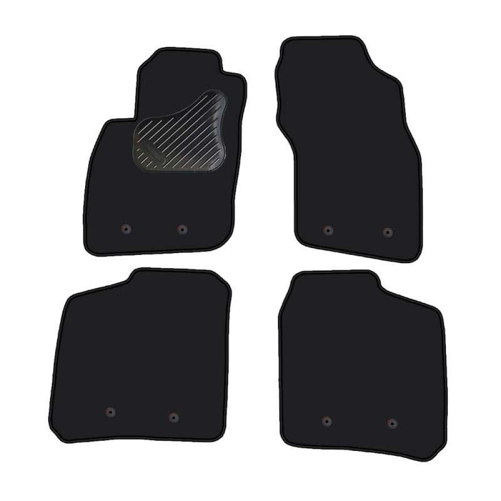 Car textile mats black VOLVO V40 (1995-2004) ECONOMIC