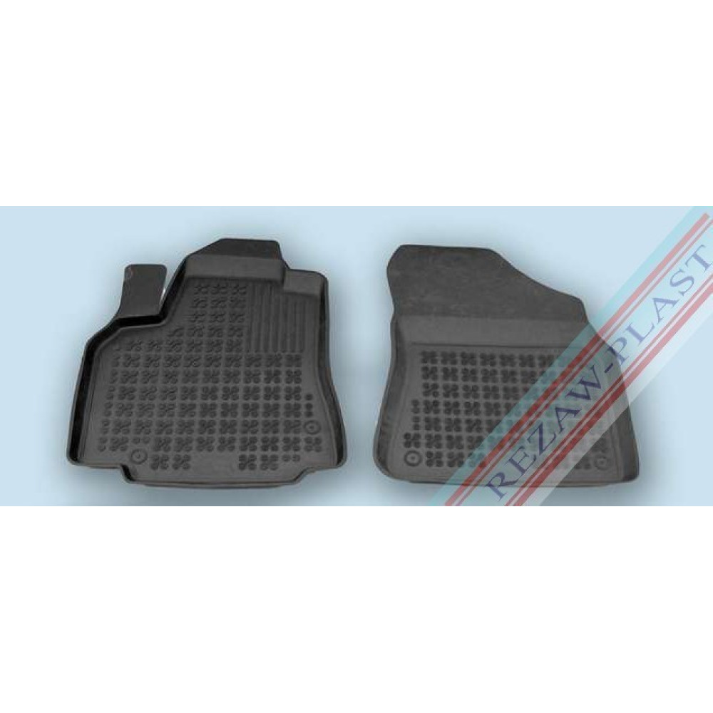 Car rubber floor mats black PEUGEOT PARTNER (2008-...) 201212P