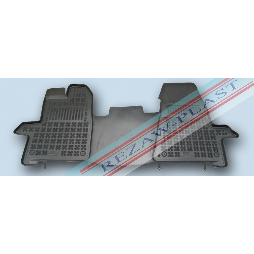 Car rubber floor mats black FORD TRANSIT (2013-...) 200617