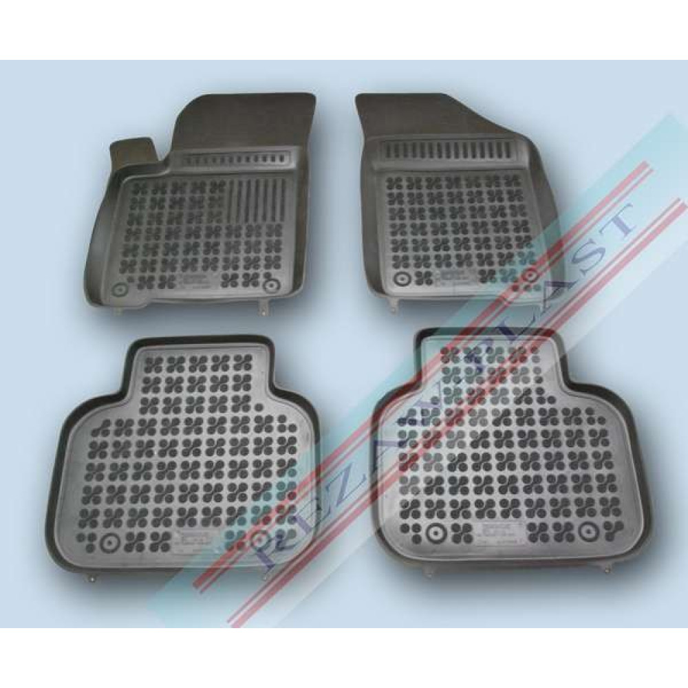 Car rubber floor mats black DODGE JOURNEY (2008-...) 201513