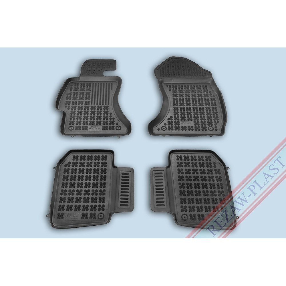 Car rubber floor mats black SUBARU WRX STI (2014-...) 202706