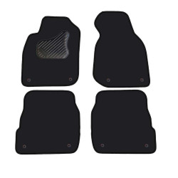 Alfombrillas textiles negras para coche AUDI A6 (1997-2004) LUXE