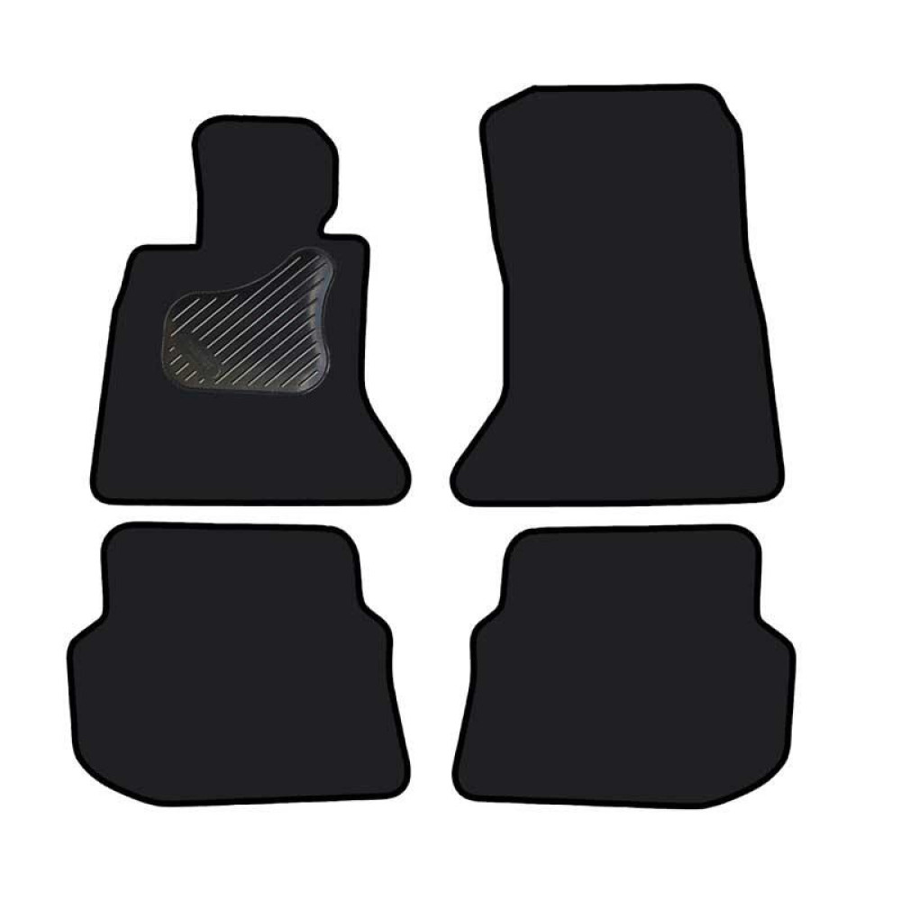 Car textile mats black BMW 5 F10/F11 pre-facelift (2010-2013) LUXE