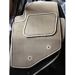 Alfombrillas textiles beige para coche VOLVO XC70 (2000-2007) LUXE