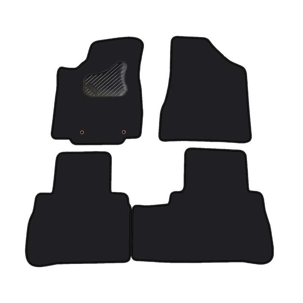 Car textile mats black NISSAN MURANO (2008-...) ECONOMIC
