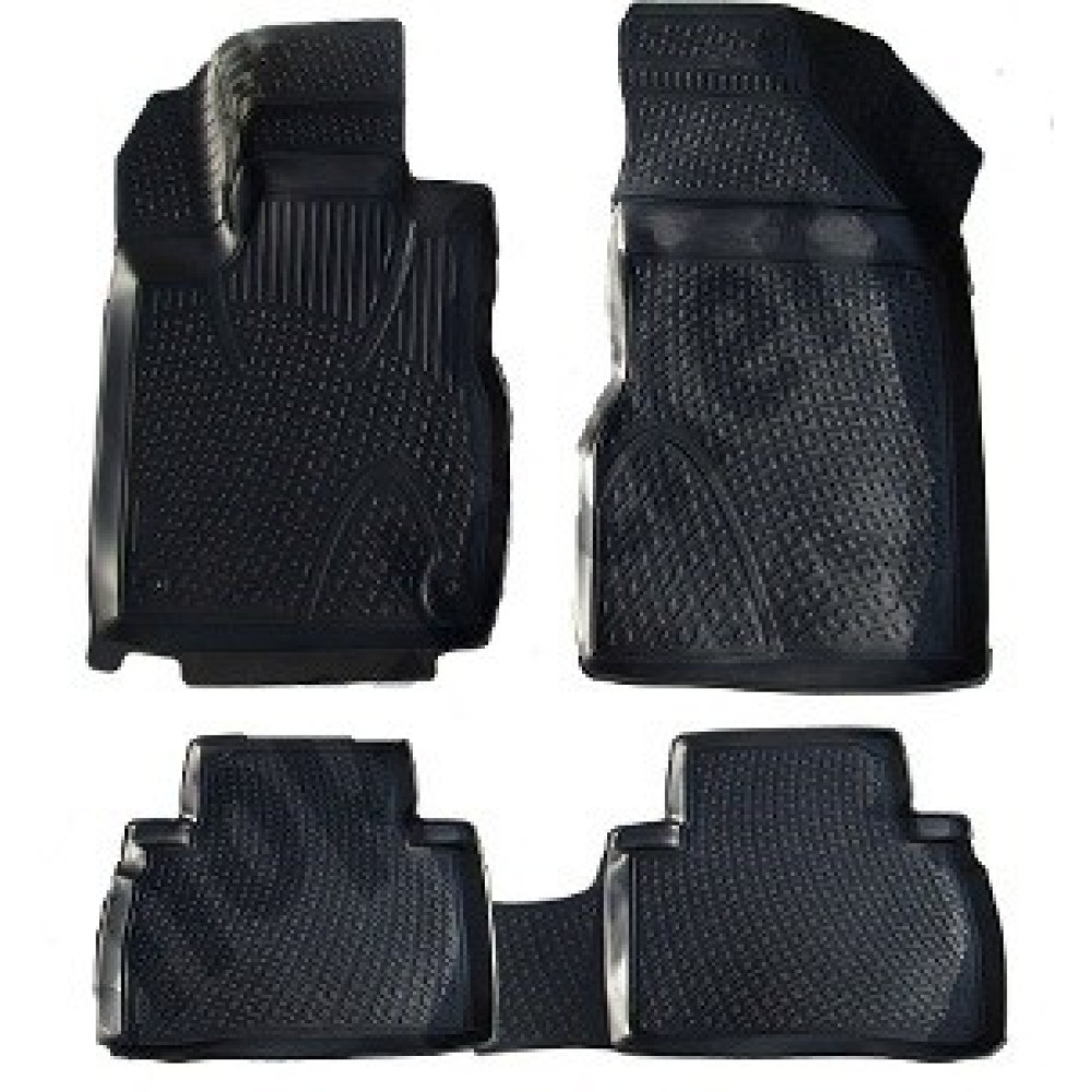 Car rubber floor mats black 3D NISSAN TEANA (2008-2013)