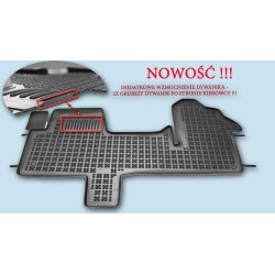 Car rubber floor mats black OPEL MOVANO (2010-...) 201918