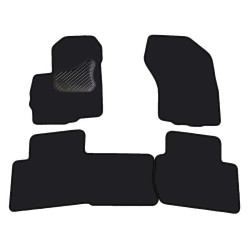 Alfombrillas textiles negras para coche MITSUBISHI OUTLANDER II (2007-2012) LUXE