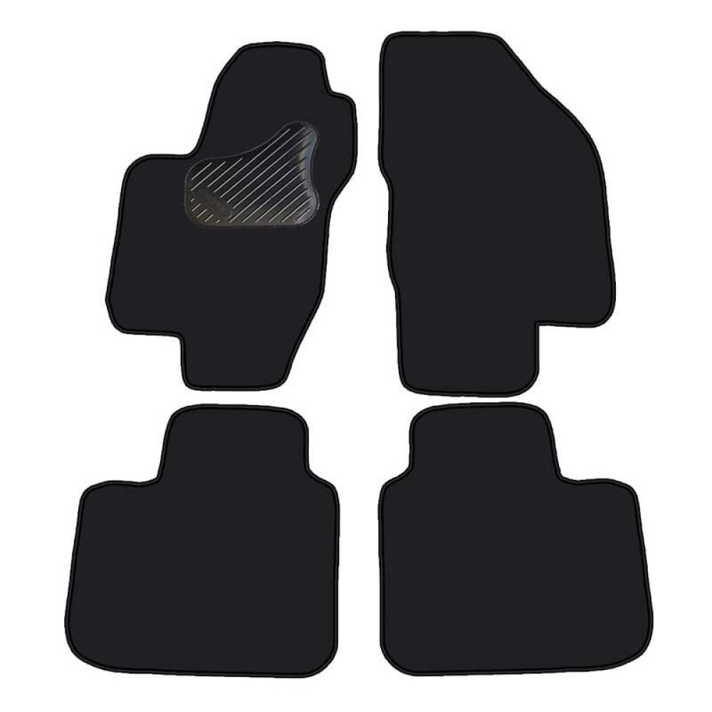 Car textile mats black ALFA ROMEO 156 (1997-...) ECONOMIC