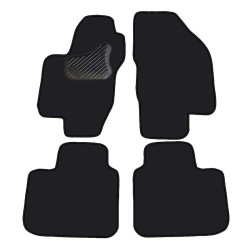 Car textile mats black ALFA ROMEO 156 (1997-...) ECONOMIC