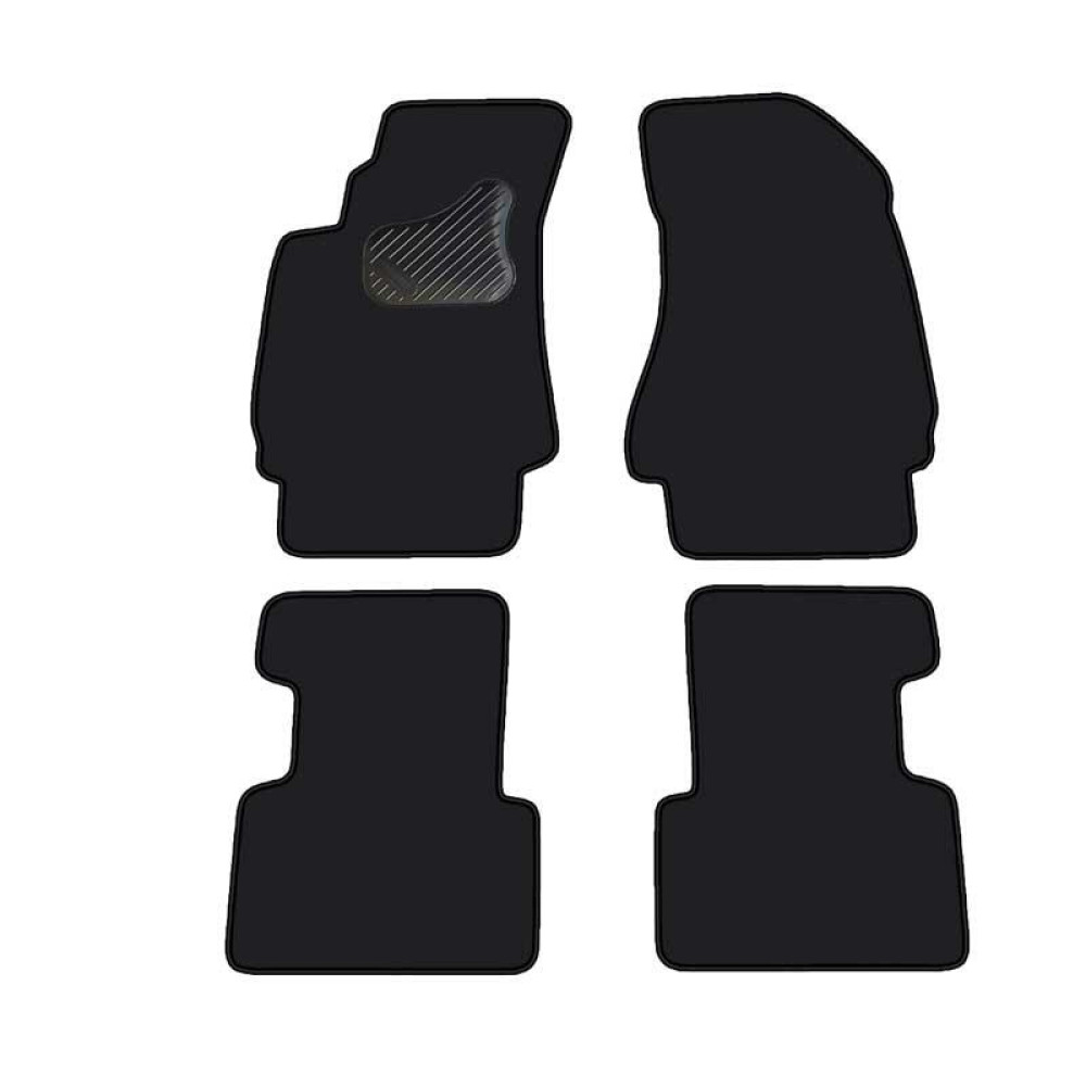 Car textile mats black ALFA ROMEO 159 (2005-2012) ECONOMIC