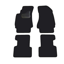 Alfombrillas textiles negras para coche ALFA ROMEO 159 (2005-2012) ECONÓMICAS