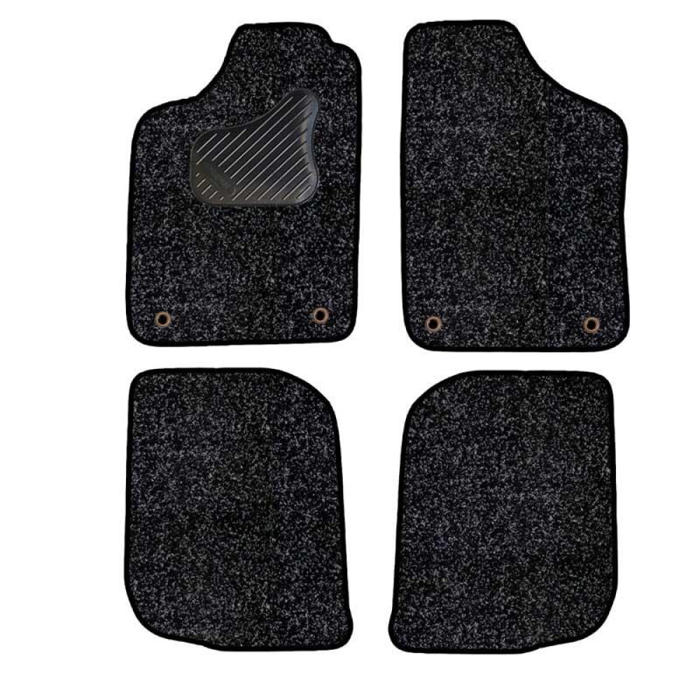 Car textile mats black AUDI 100 (1990-1994) ECONOMIC