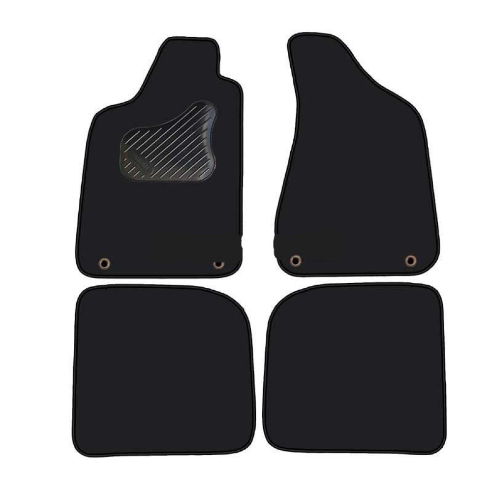 Car textile mats black AUDI 80 (1986-1991) ECONOMIC