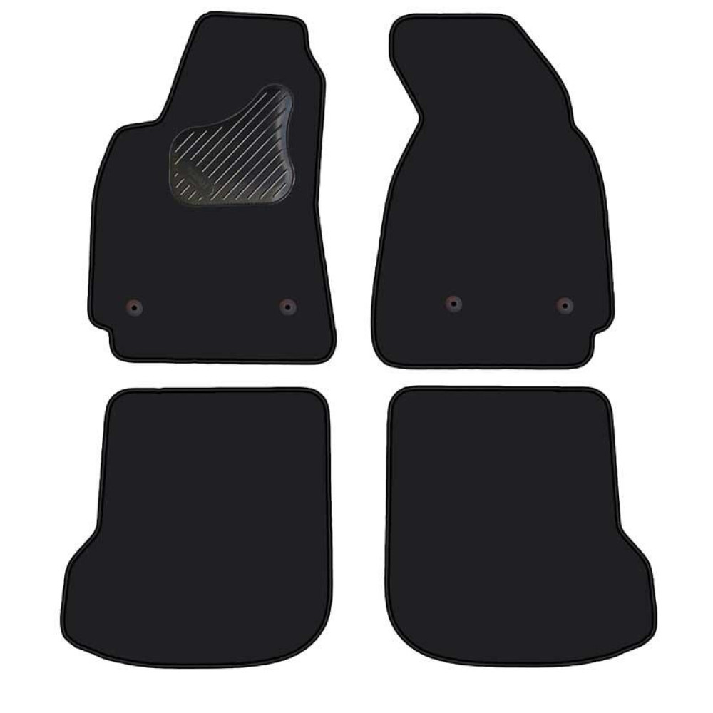 Car textile mats black AUDI A4 (1995-2001) ECONOMIC