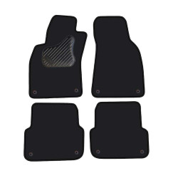 Alfombrillas textiles negras para coche AUDI A6 (2004-2011) ECONÓMICAS