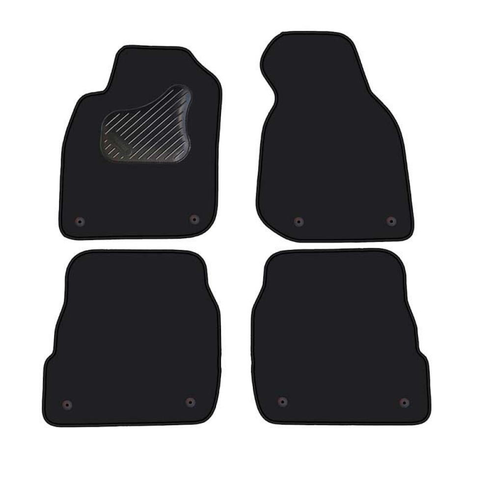 Car textile mats black AUDI A6 (1997-2004) ECONOMIC