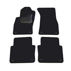 Alfombrillas textiles negras para coche AUDI A8 (2002-2010) ECONÓMICAS