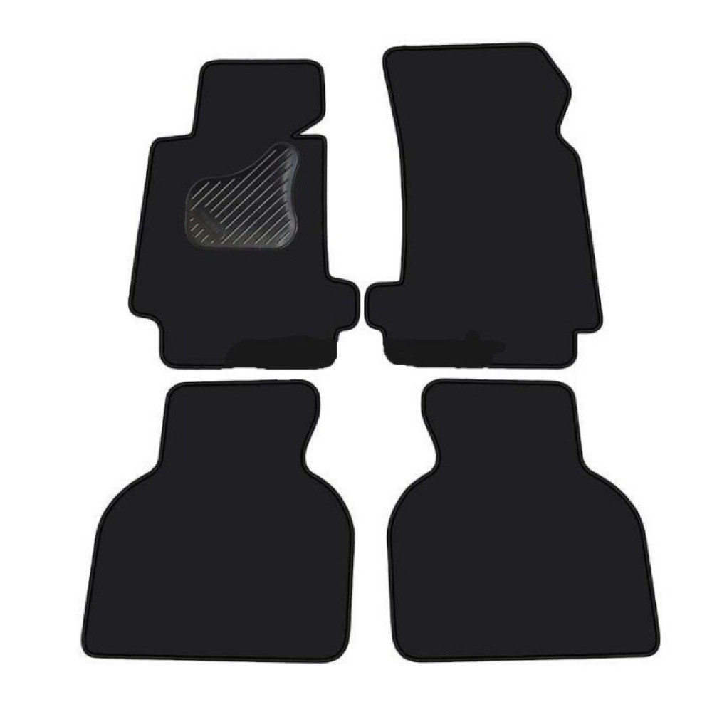 Car textile mats black BMW 7 E38 (1994-2001) ECONOMIC
