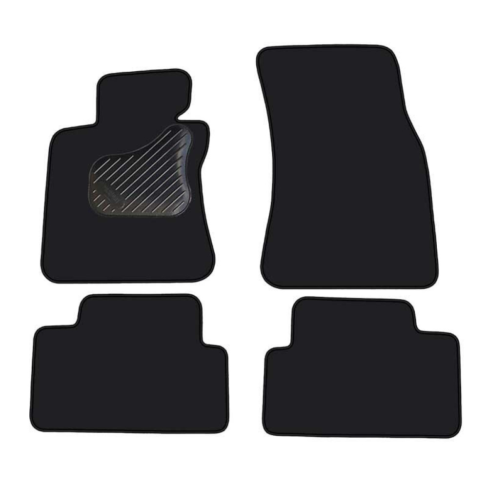 Car textile mats black BMW 6 E63/E64 (2003-2010) LUXE