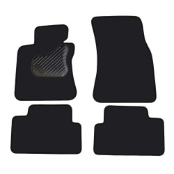 Car textile mats black BMW 6 E63/E64 (2003-2010) LUXE