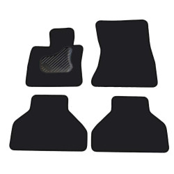 Car textile mats black BMW X6 E71 (2008-2014) ECONOMIC
