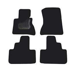 Car textile mats black BMW X3 E83 (2003-2010) ECONOMIC