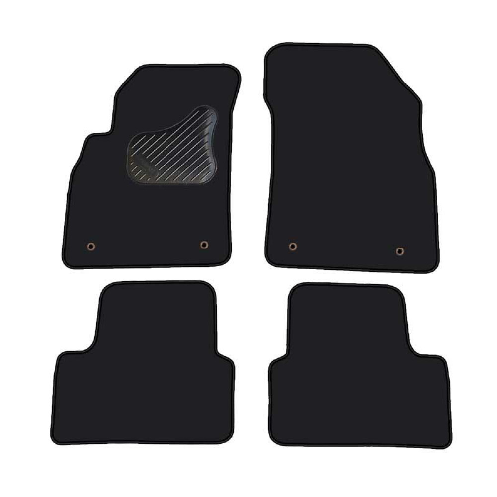 Car textile mats black CHEVROLET CRUZE (2009-....) ECONOMIC