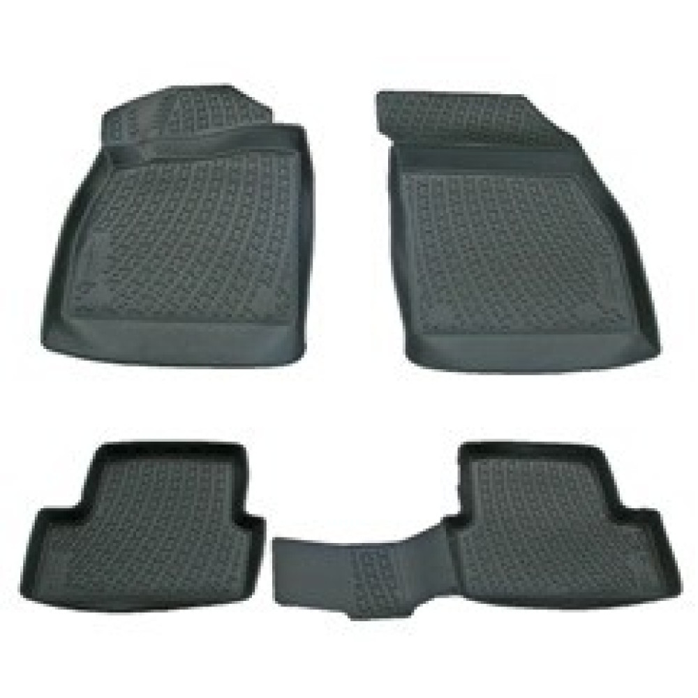 Car rubber floor mats black 3D CHEVROLET CRUZE (2009-...)