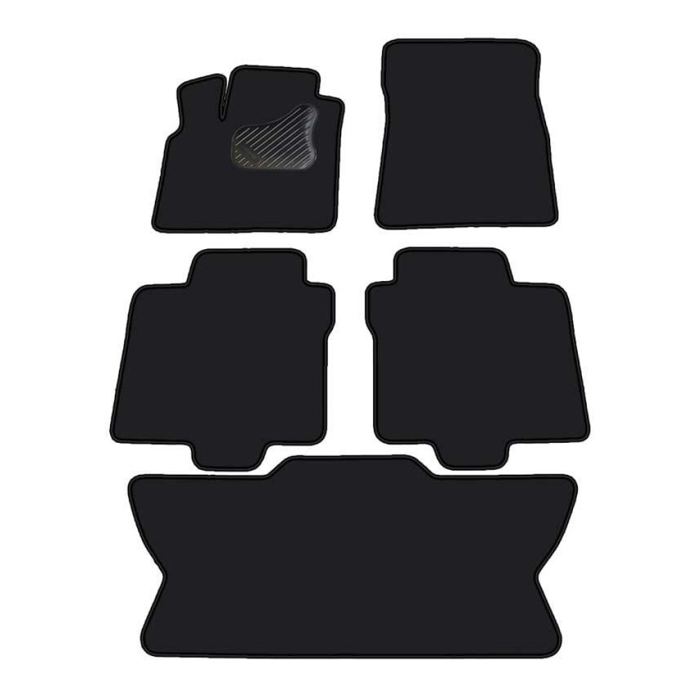 Car textile mats black CHRYSLER PACIFICA (2003-2008) ECONOMIC