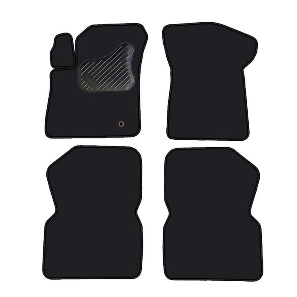 Car textile mats black CHRYSLER SEBRING (2007-...) ECONOMIC