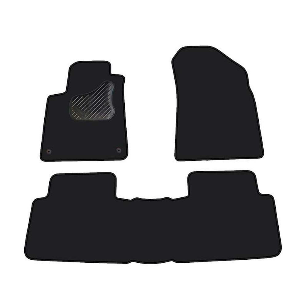 Car textile mats black CITROEN C5 (2001-2008) ECONOMIC (LT)