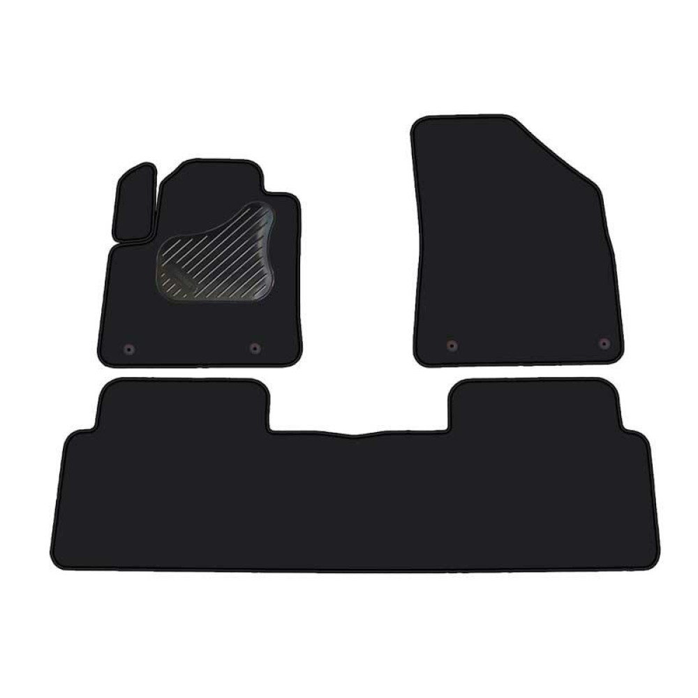 Car textile mats black CITROEN C5 (2008-...) ECONOMIC (LT)