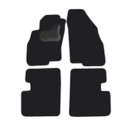 Alfombrillas textiles negras para coche FIAT GRANDE PUNTO (2005-...) ECONÓMICAS