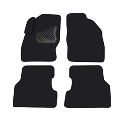 Alfombrillas textiles negras para coche FORD FOCUS (2004-2011) ECONÓMICAS