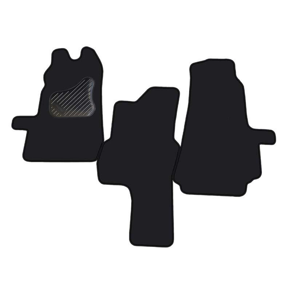 Car textile mats black FORD TRANSIT (2006-2012) ECONOMIC