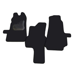Alfombrillas textiles negras para coche FORD TRANSIT (2006-2012) ECONÓMICAS