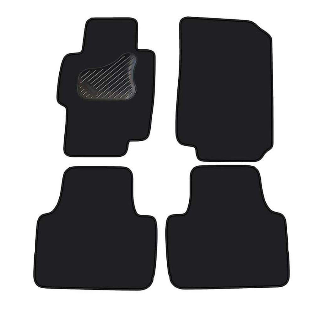 Car textile mats black HONDA ACCORD (2003-2008) ECONOMIC
