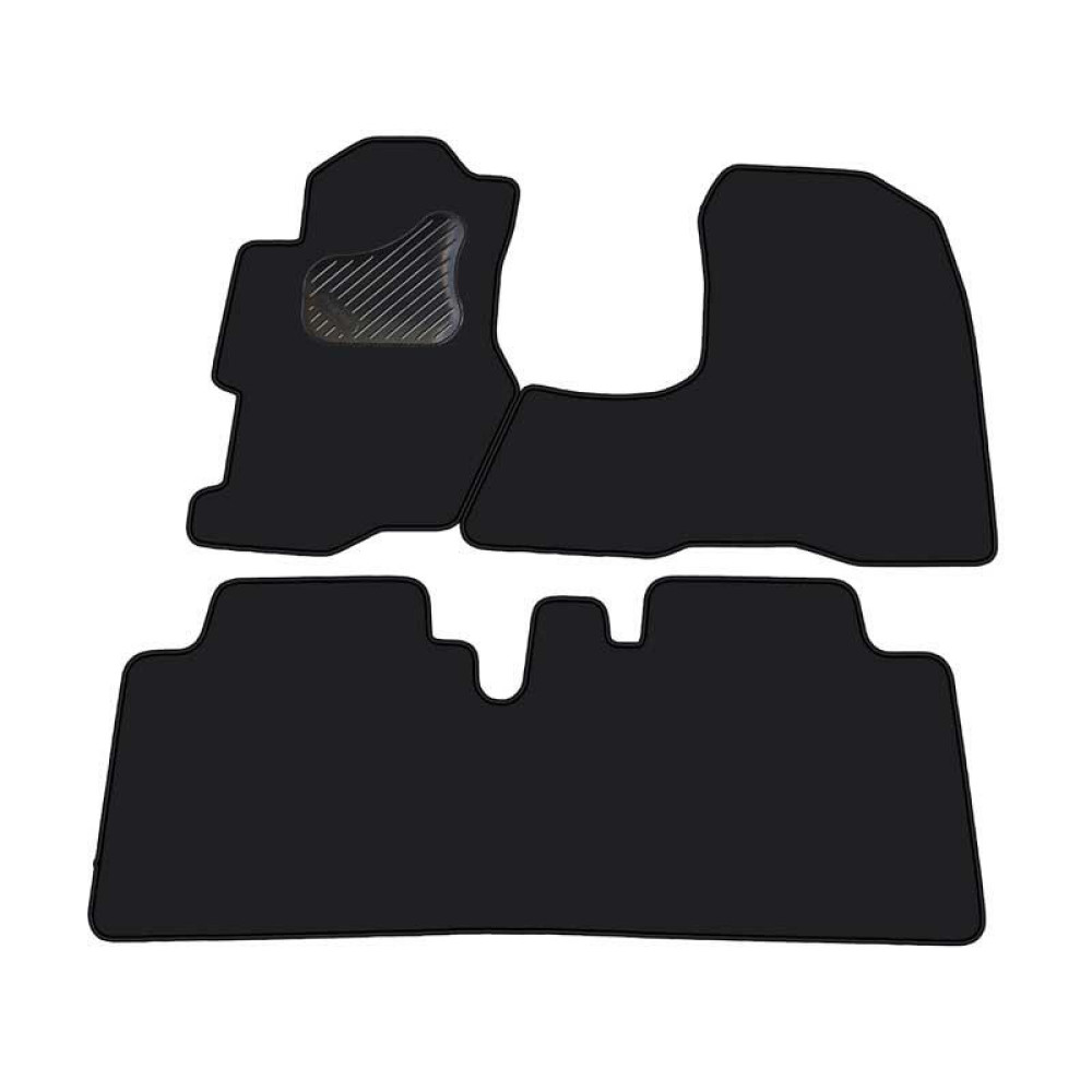 Car textile mats black HONDA CIVIC (2001-2005) (5d.) ECONOMIC