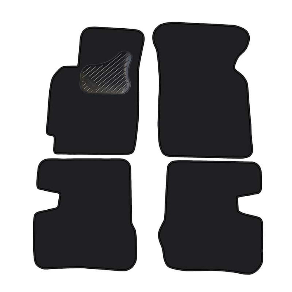 Car textile mats black HONDA HR-V (1999-2005) ECONOMIC