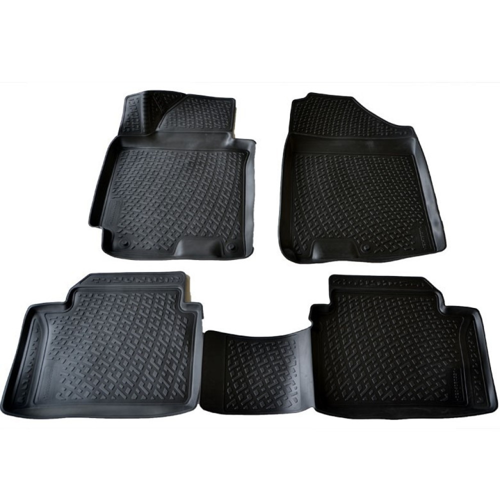 Alfombrillas de goma para coche negras 3D HYUNDAI i30 (2012-...)