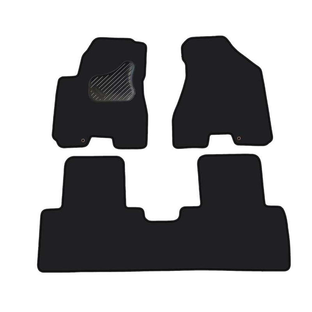 Car textile mats black HYUNDAI TUCSON (2004-2010) ECONOMIC (LT)
