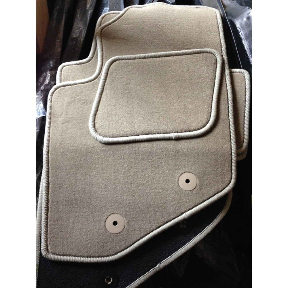 Car textile mats beige VOLVO XC90 (2002-2014) LUXE