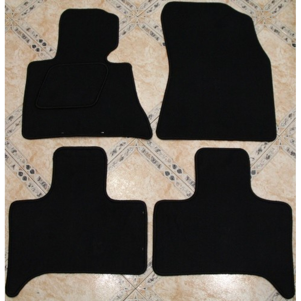 Car textile mats black BMW X5 E53 (1999-2006) LUXE