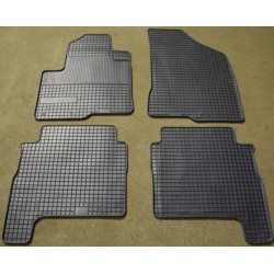 Alfombrillas de goma negras para Hyundai Santa Fe (2006-2012) GUZU