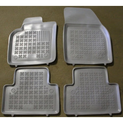 Car rubber floor mats gray VOLVO S40 (2004-...) 200409S