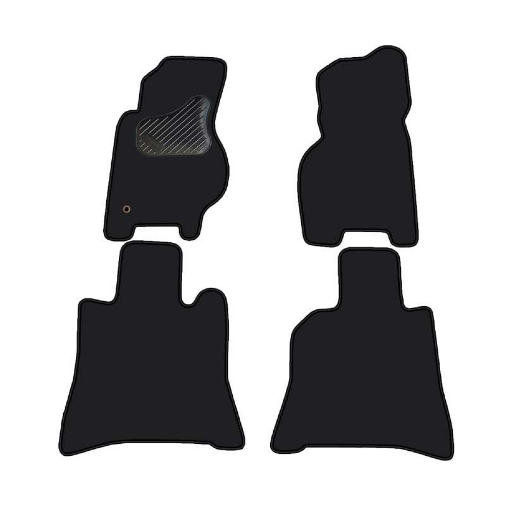 Car textile mats black JEEP GRAND CHEROKEE LIMITED (1998-2005) ECONOMIC